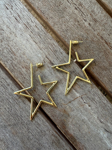 Aretes VSW Stars Gold 70