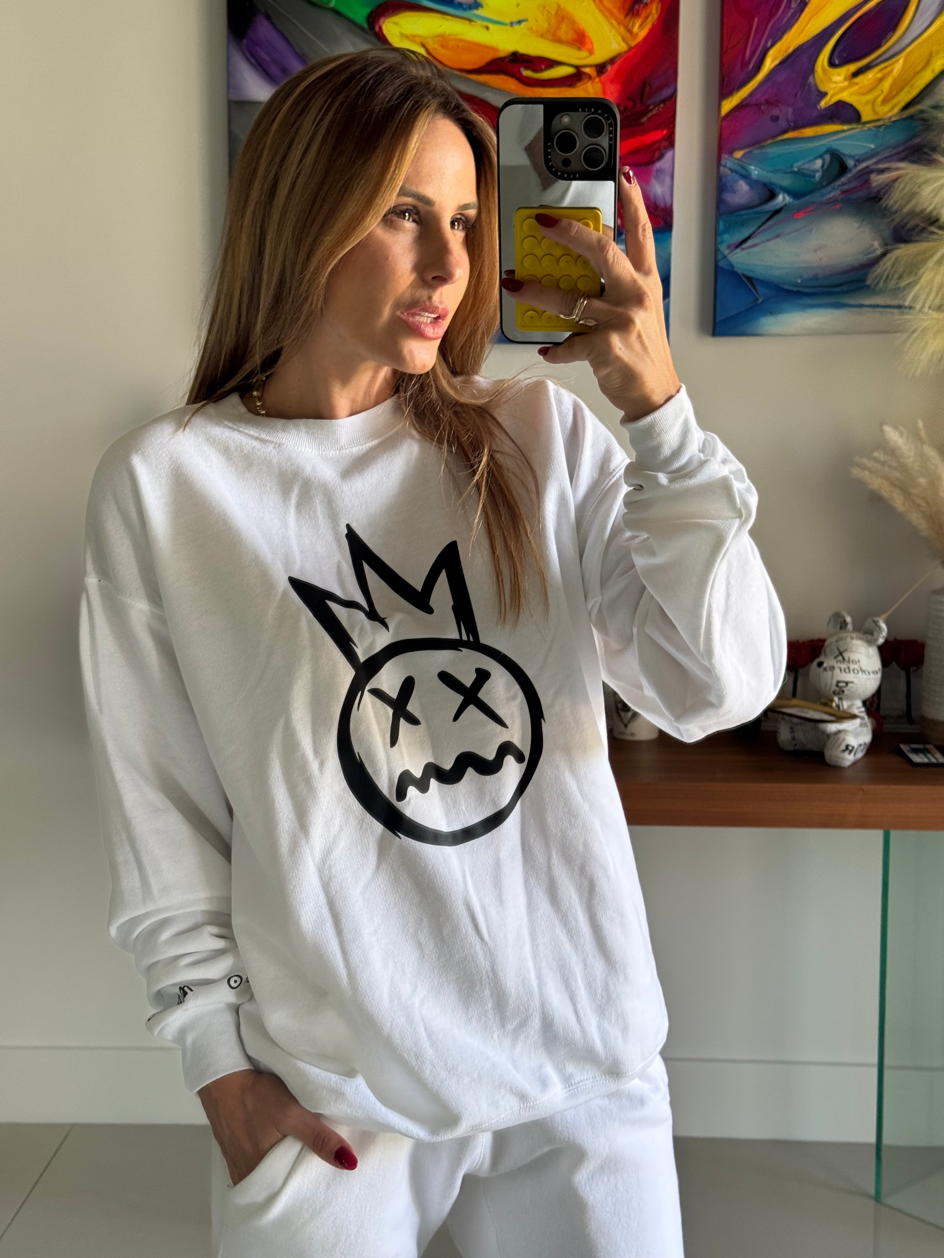 Sweater Miruko White unisex