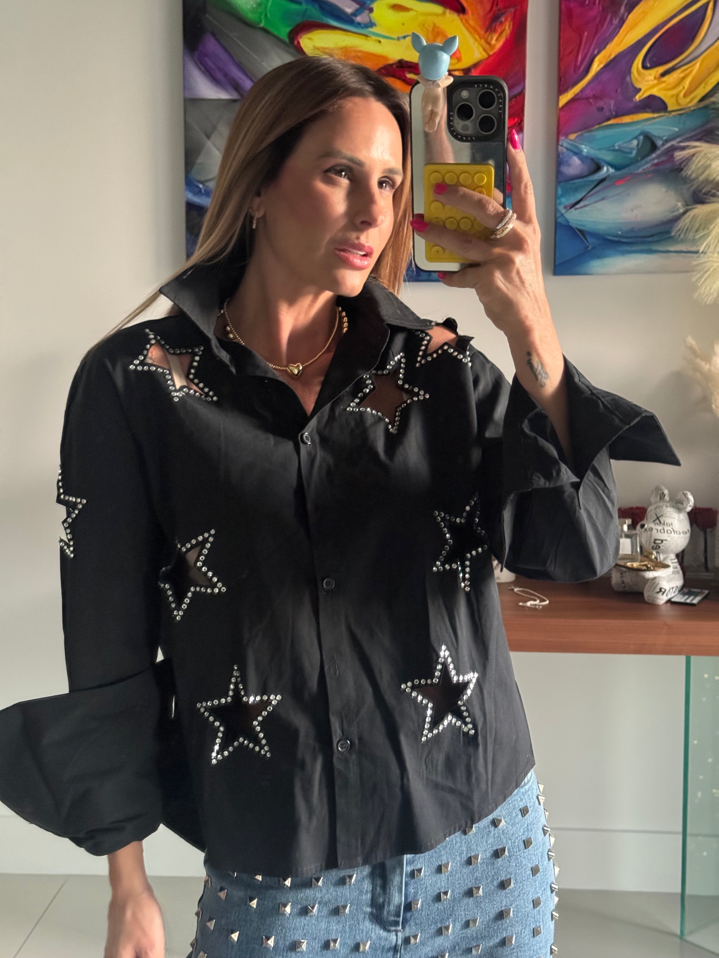 Shirt Stars BW