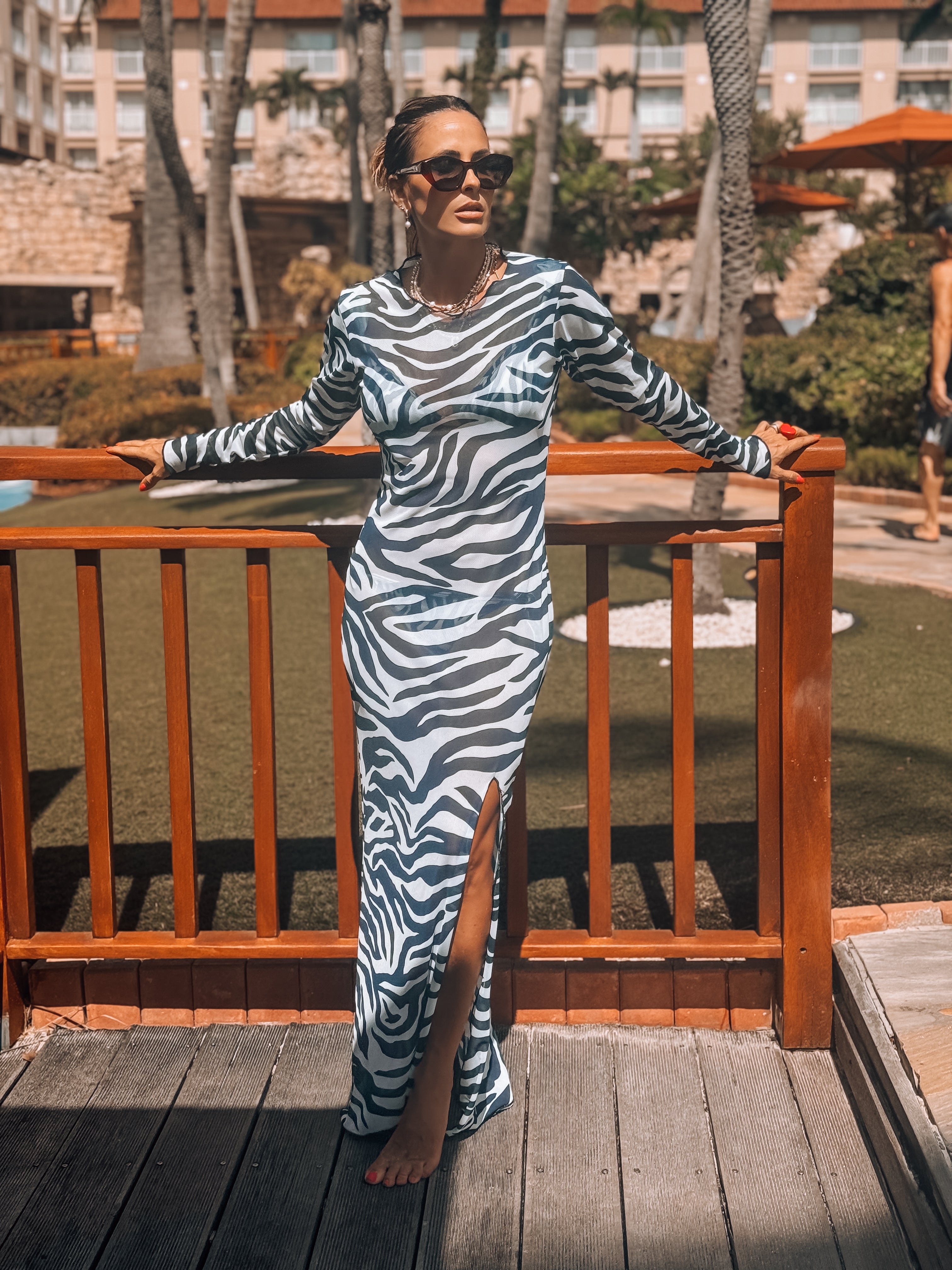 Dress VSW Blue Zebra