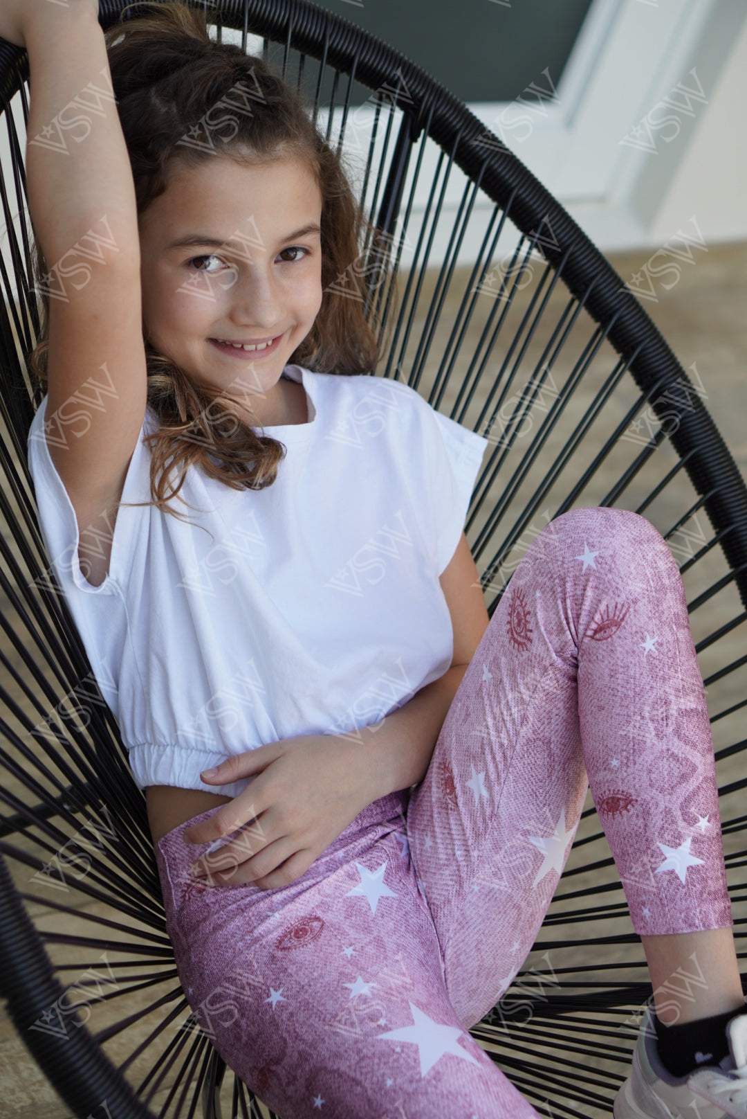 Legging Girls Pink - Leggings from [store] by VSW - girls