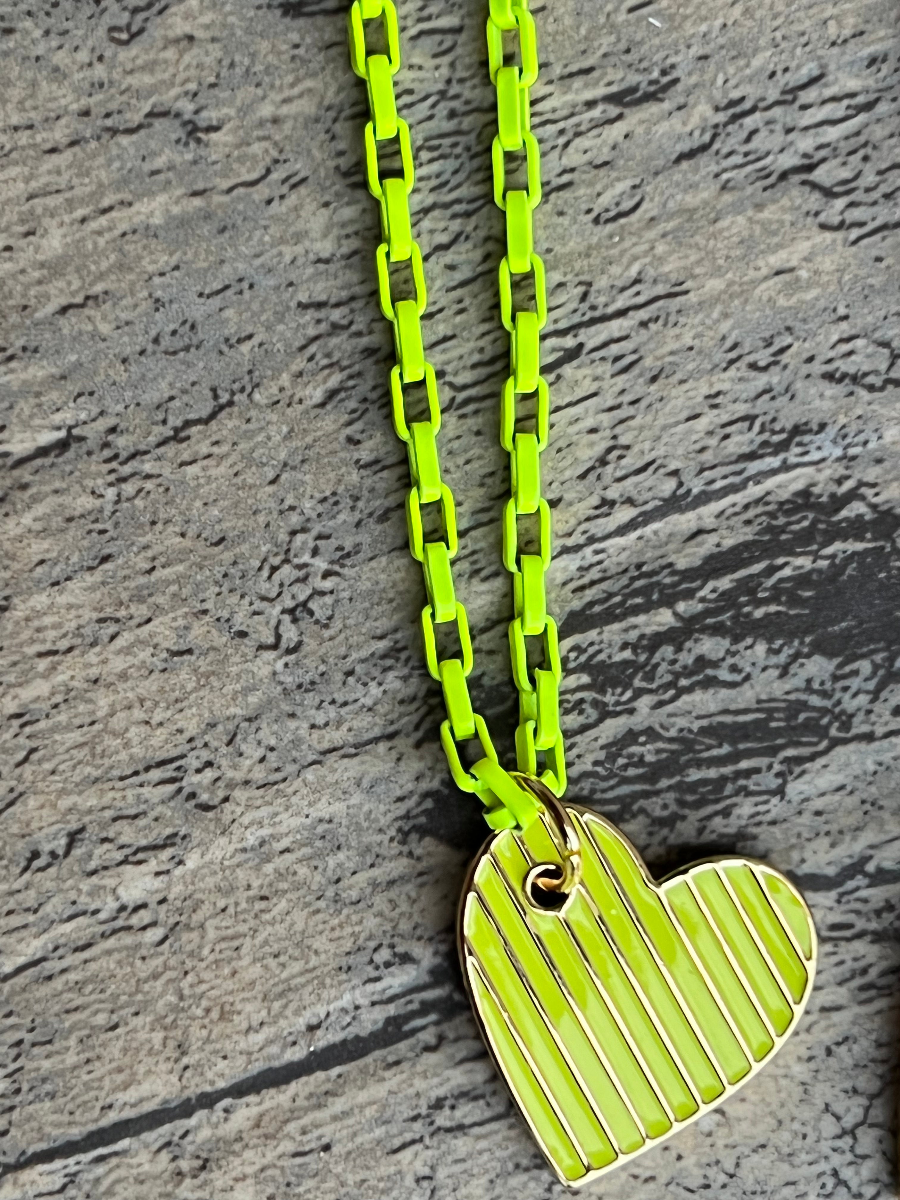 Collar Cuore Neon